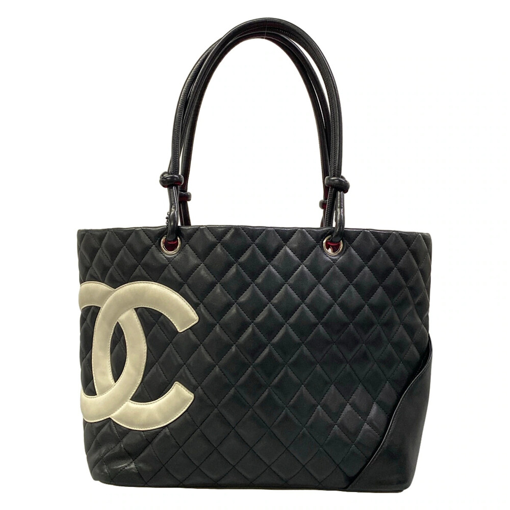 Chanel Cambon Line Large Tote Black #323300C23B